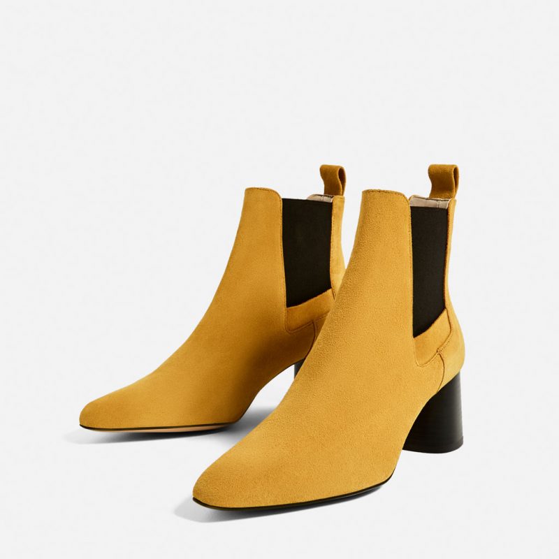 Mustard Colour Boots