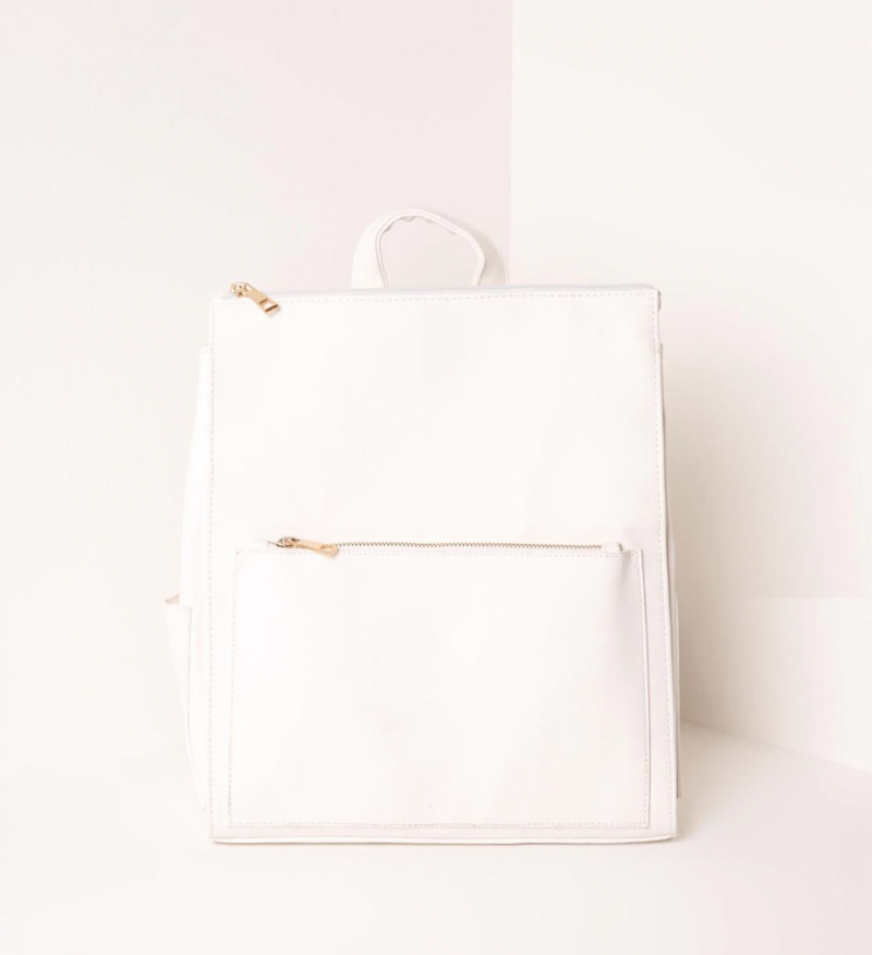 White Backpack Missguided