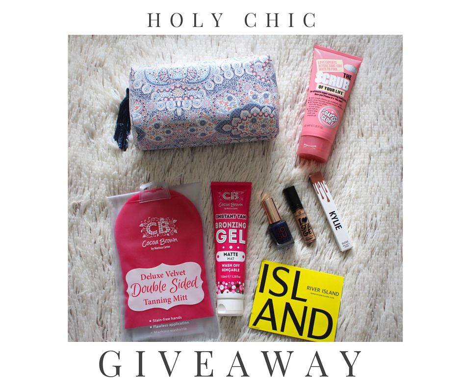 WINNER ANNOUNCED!! Holy Chic Giveaway Goodies!
