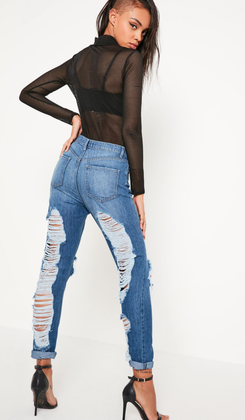 Shredded Jeans Missguided
