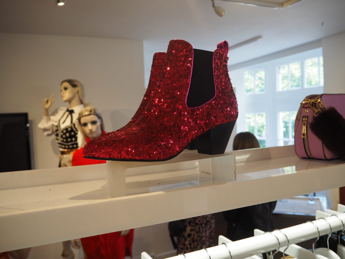 Sequin Booties River Island Press Day