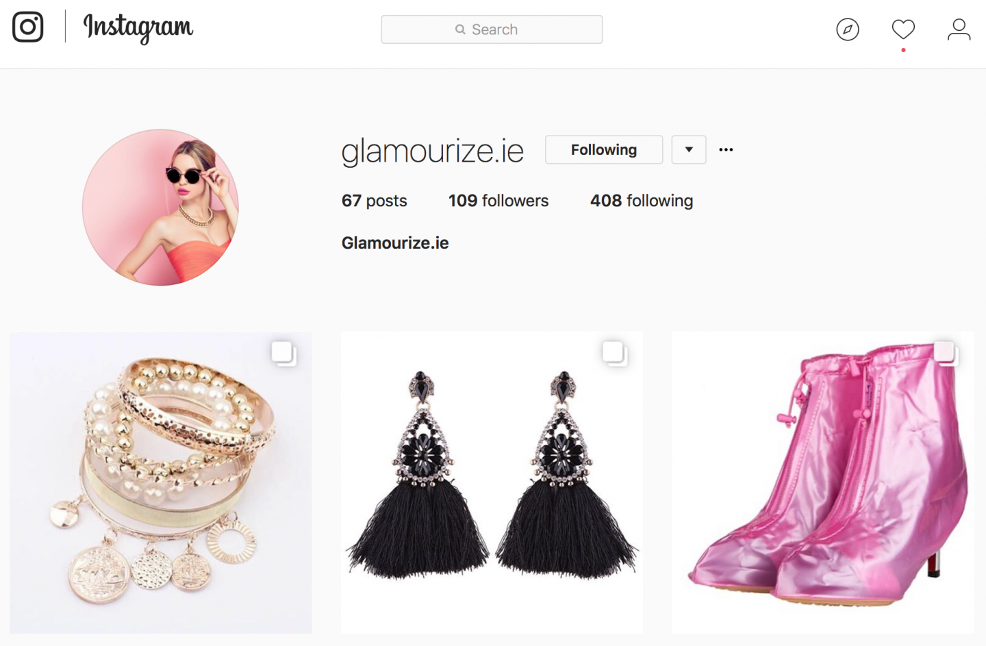 Glamourize Instagram