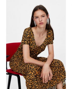 AW18 Leopard print dress